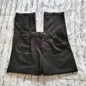 3/$15 Men's Black Size 34x32 Dress Pants From Hagar